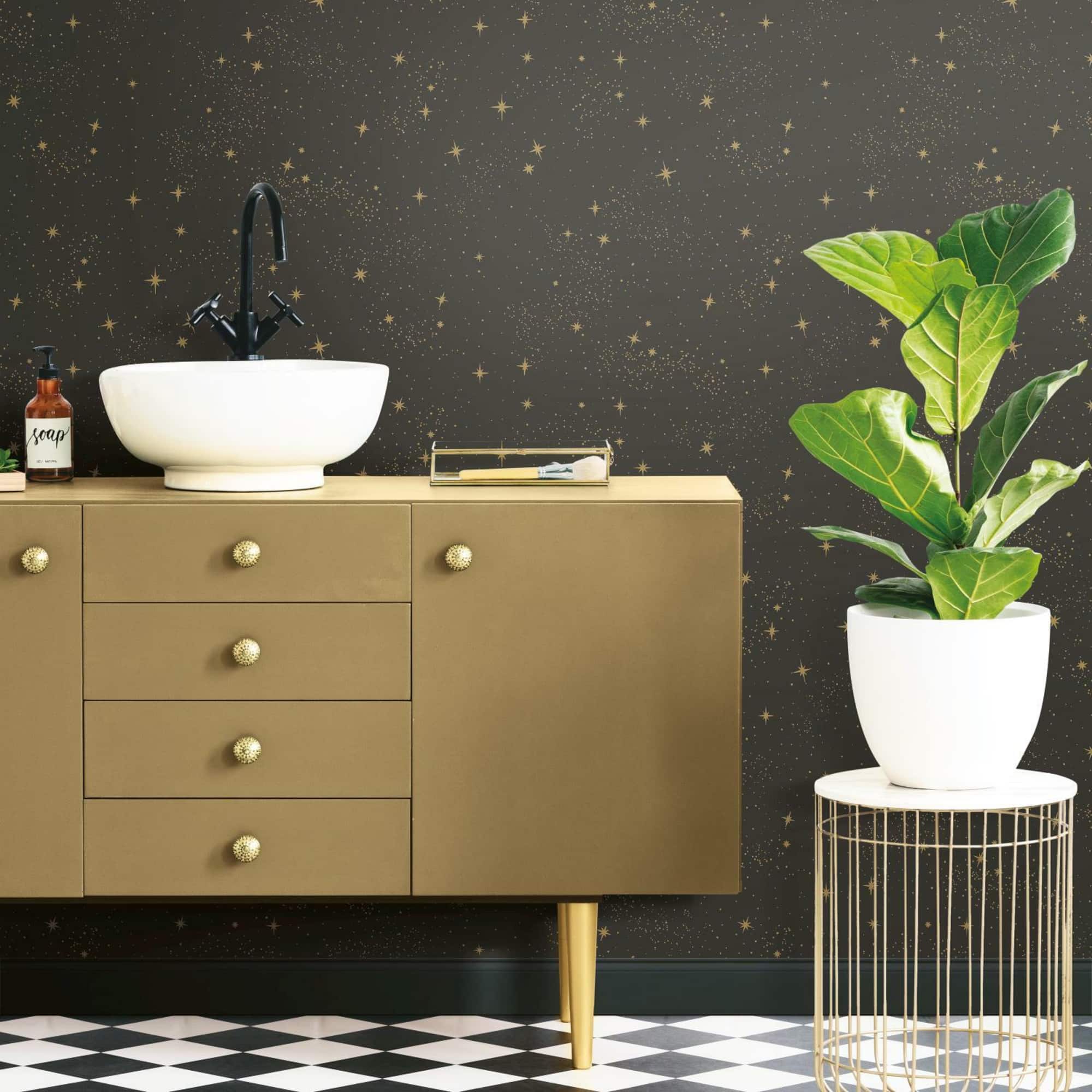 RoomMates Upon a Star Peel & Stick Wallpaper
